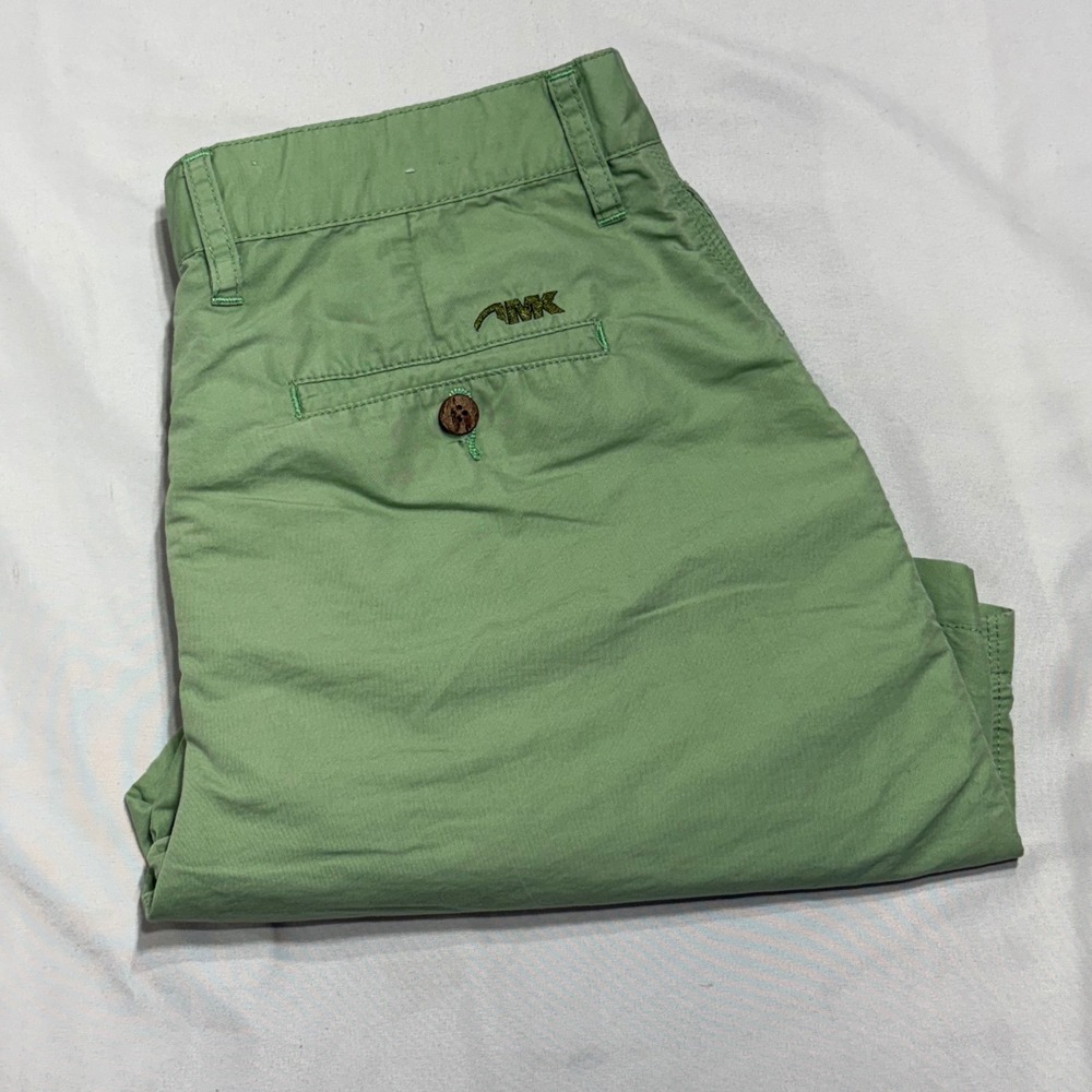 Mountain Khakis Poplin Shorts Men 31x8 Green Relaxed Fit Hiking Outdoor Gorpcore